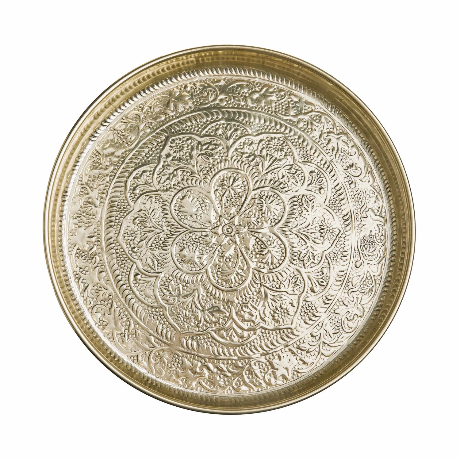 Deko Tablett Ø46cm ORIENTAL LOUNGE In Gold - Image 2