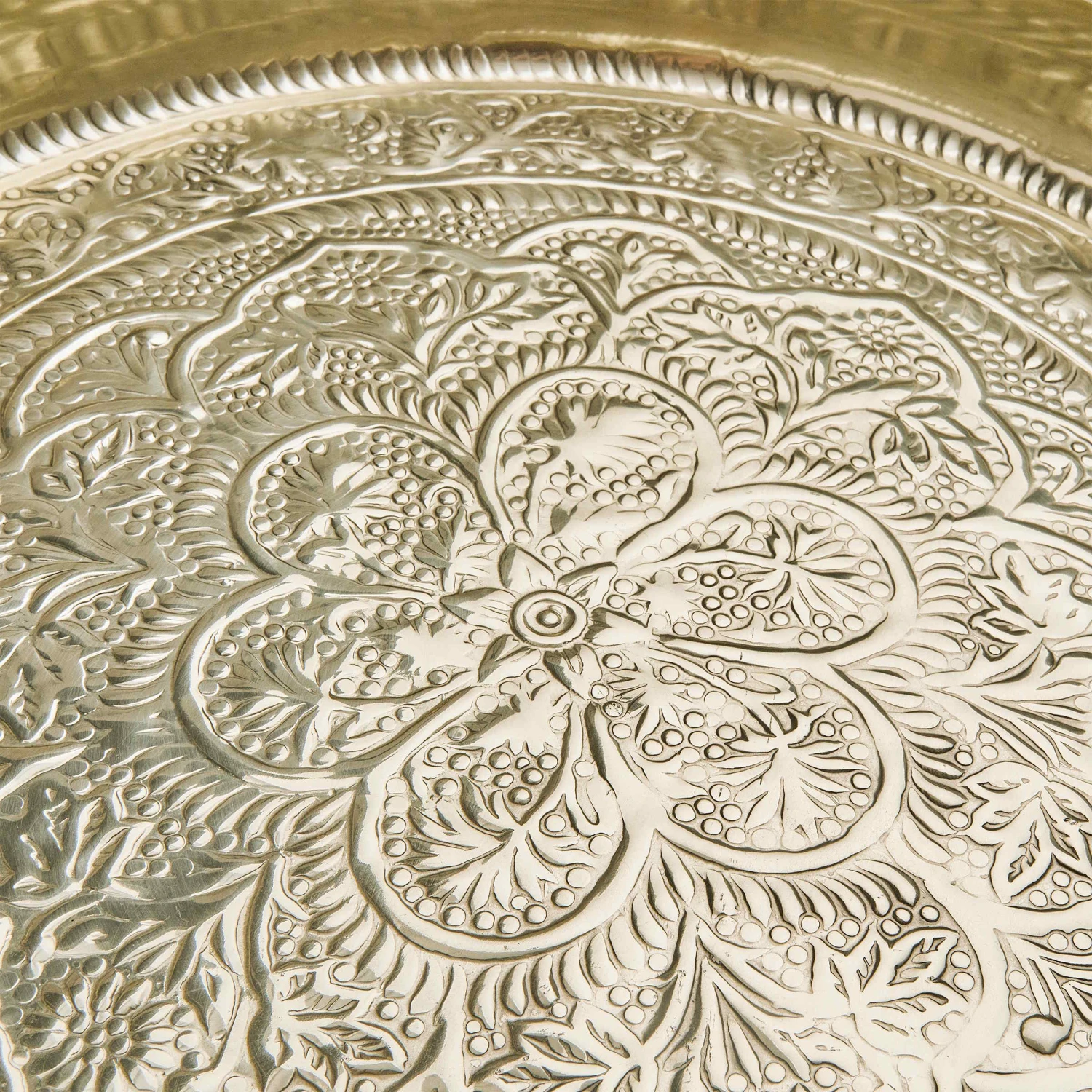 Deko Tablett Ø46cm ORIENTAL LOUNGE In Gold - Image 5