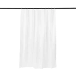 Duschvorhang Streifen WET WET WET In Weiß