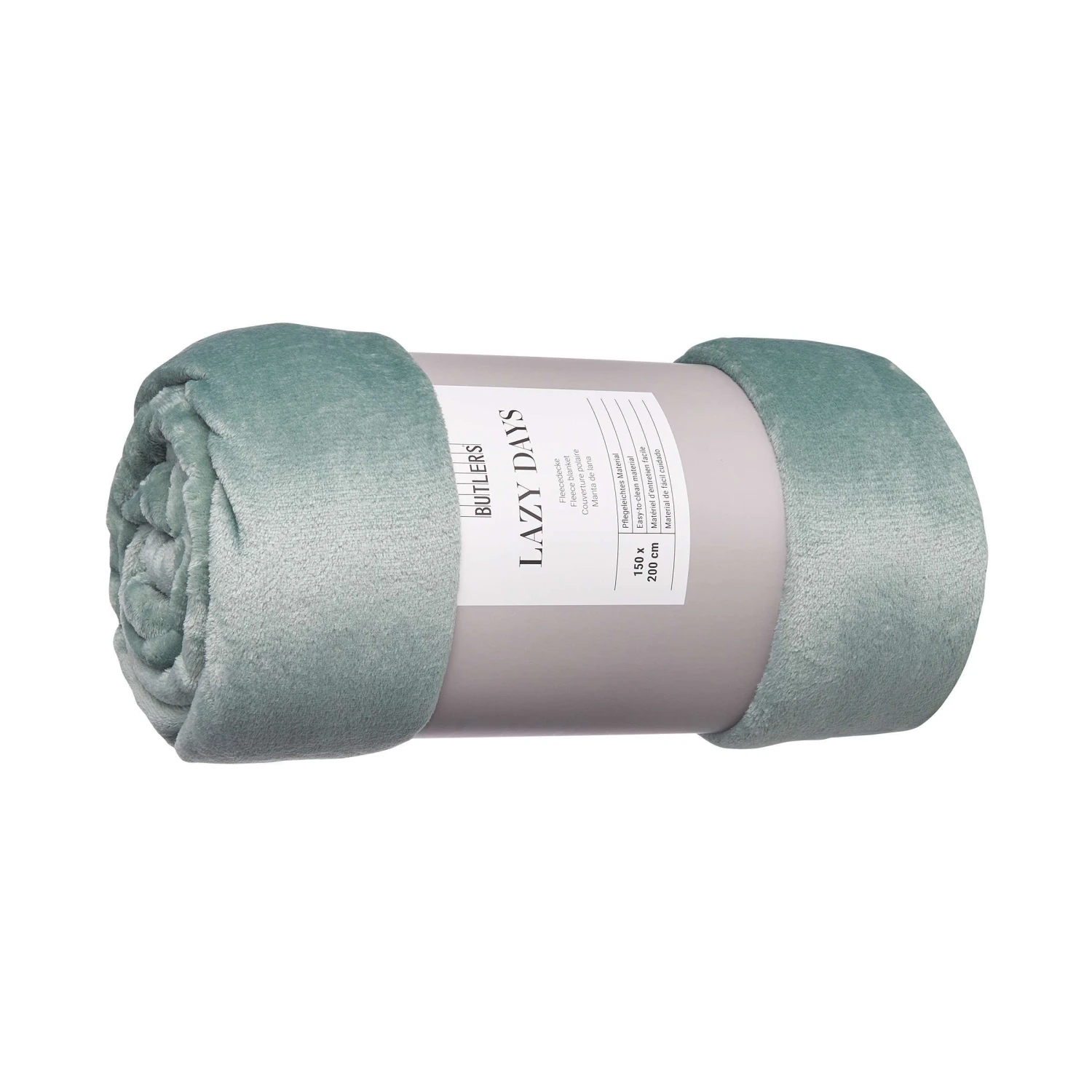 Fleecedecke L 200 X B 150cm LAZY DAYS In Salbei - Image 3