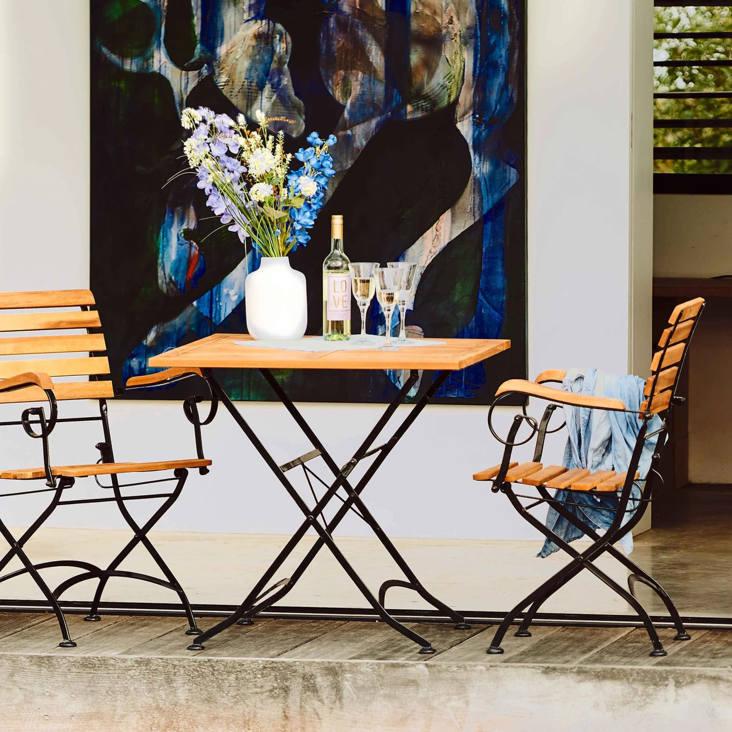 Gartentisch Klappbar PARKLIFE In Schwarz-Natur - Image 8