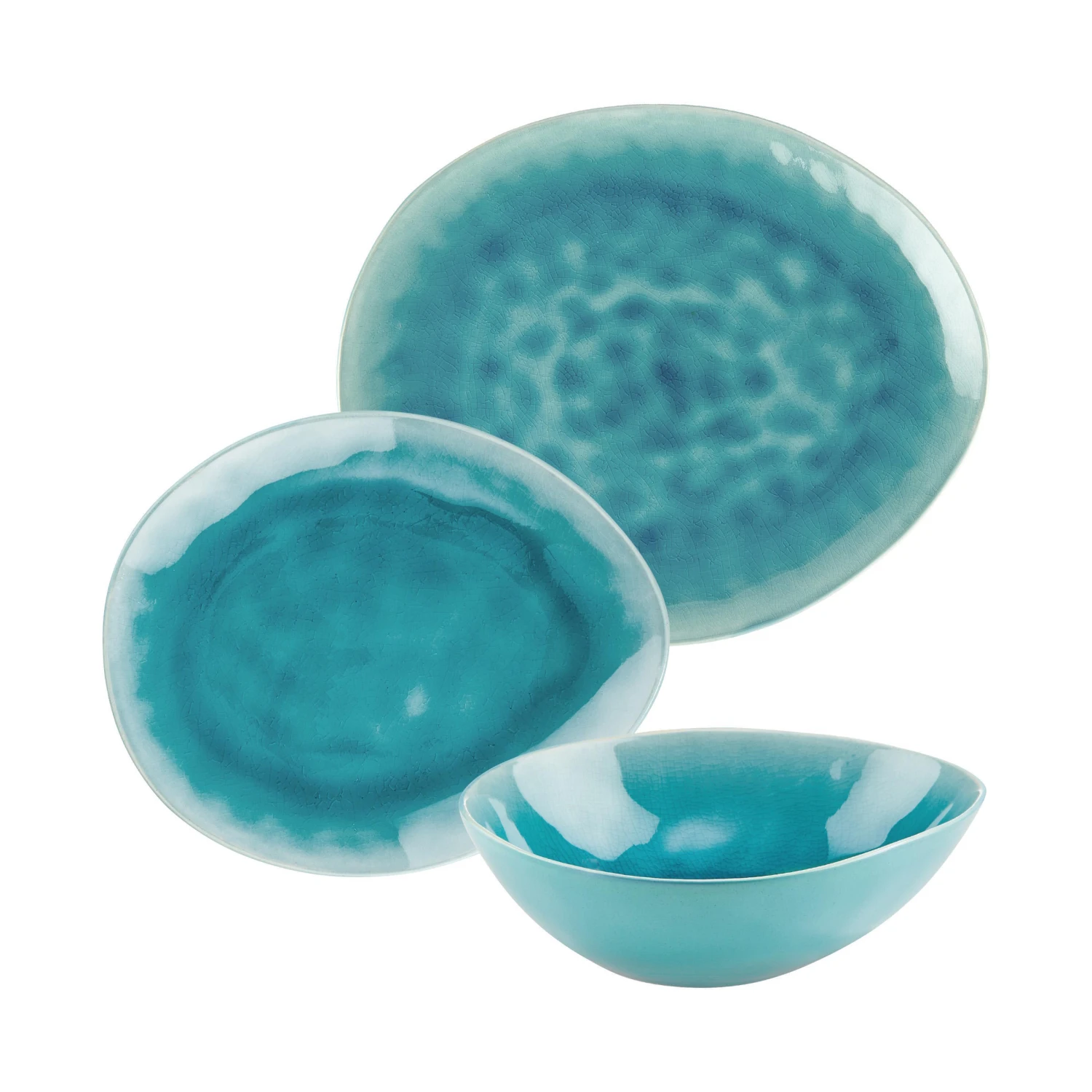 Geschirr-Set Zum Dinner 12-tlg. DE LA ROYA In Blau - Image 3