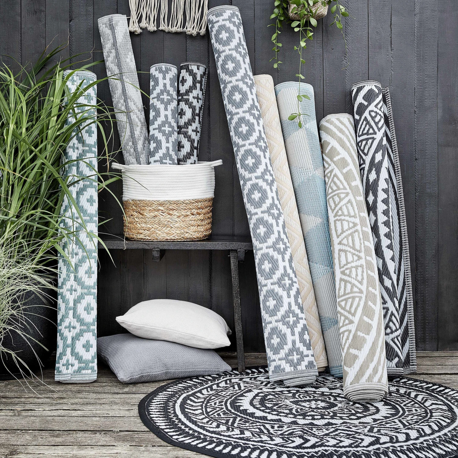 In- & Outdoor-Teppich Circles L 180 X B 118cm COLOUR CLASH In Beige - Image 6