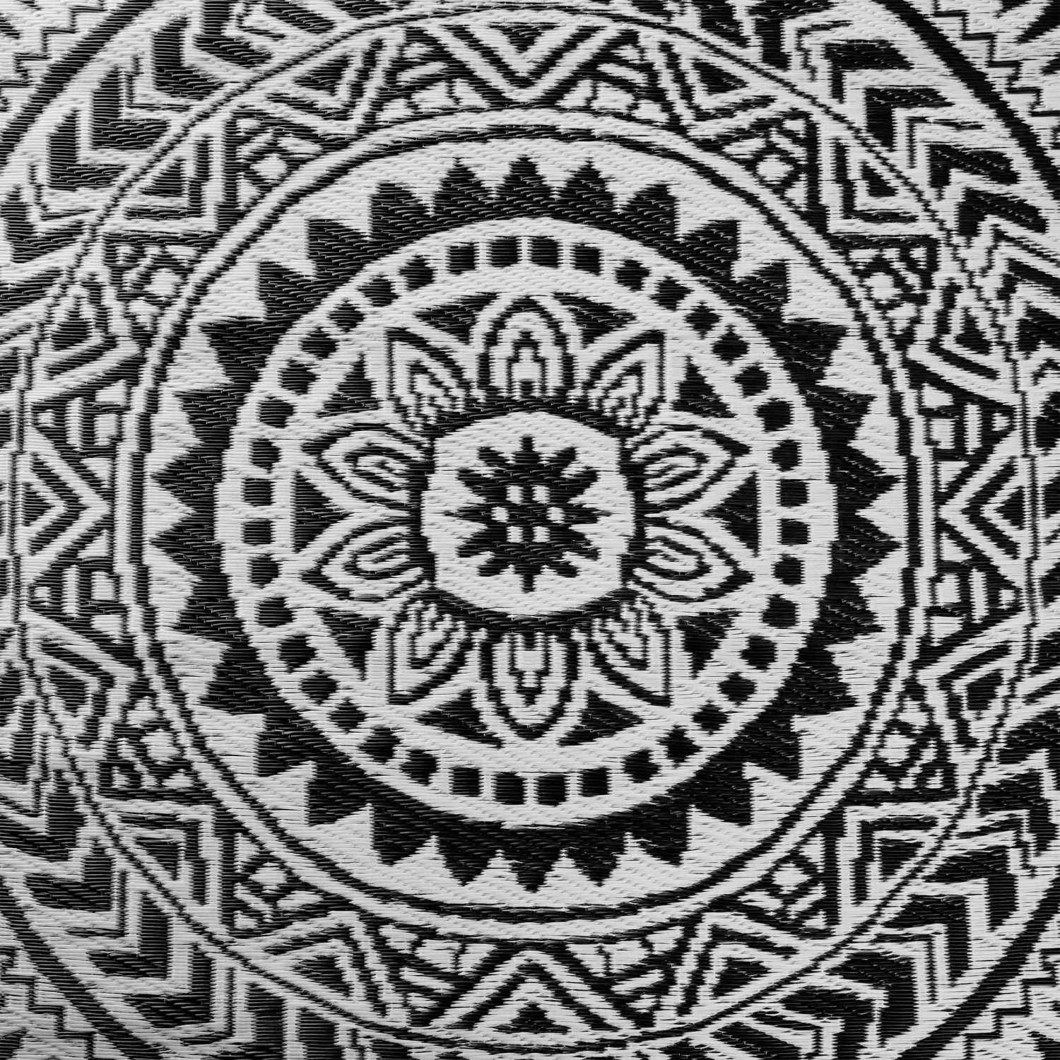 In- & Outdoor-Teppich Circles L 180 X B 118cm COLOUR CLASH In Schwarz-Weiß - Image 4