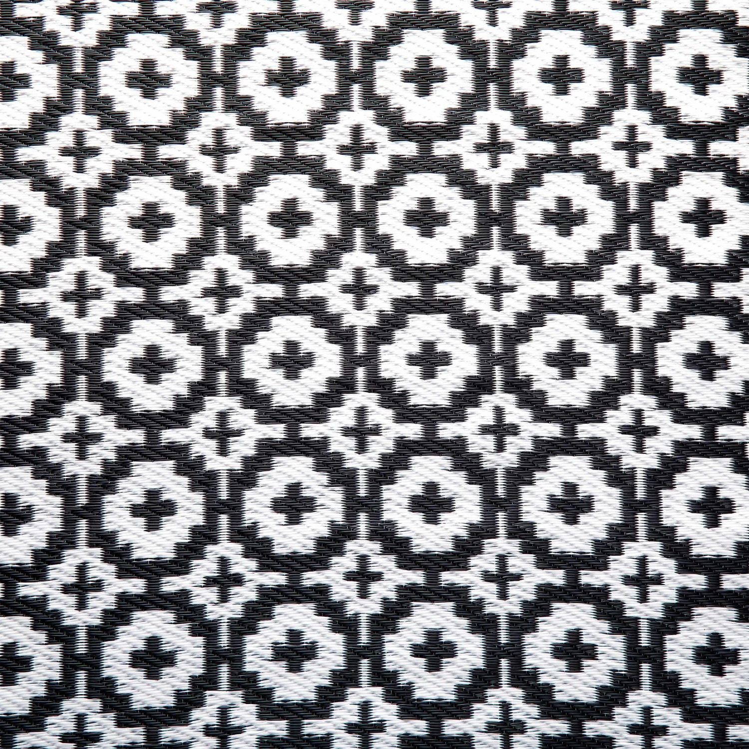 In- & Outdoor-Teppich Mosaik L 200 X B 150cm COLOUR CLASH In Schwarz-Weiß - Image 4