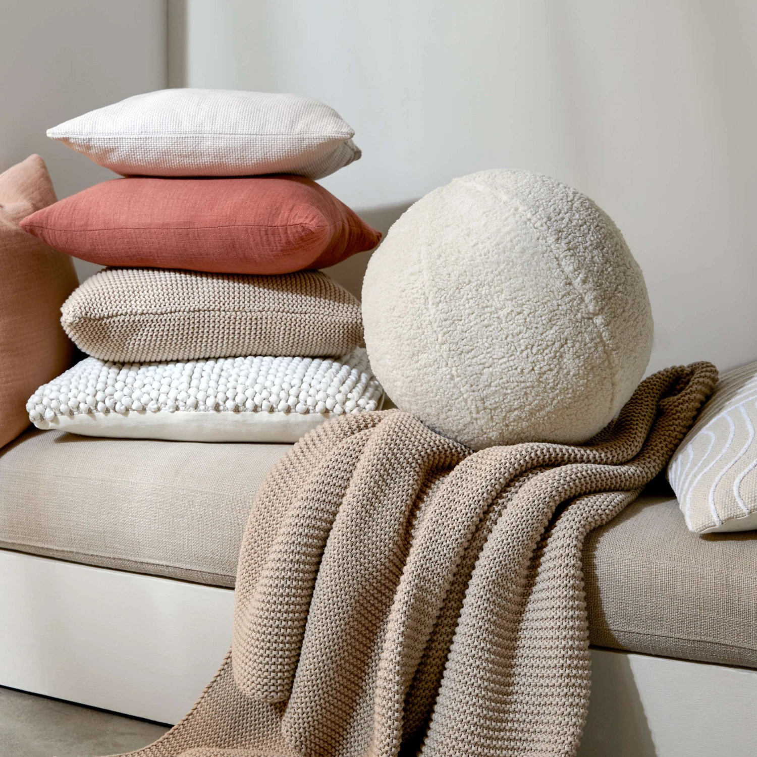 Kissen L 45 X B 45cm LAINETTE In Rosé - Image 3