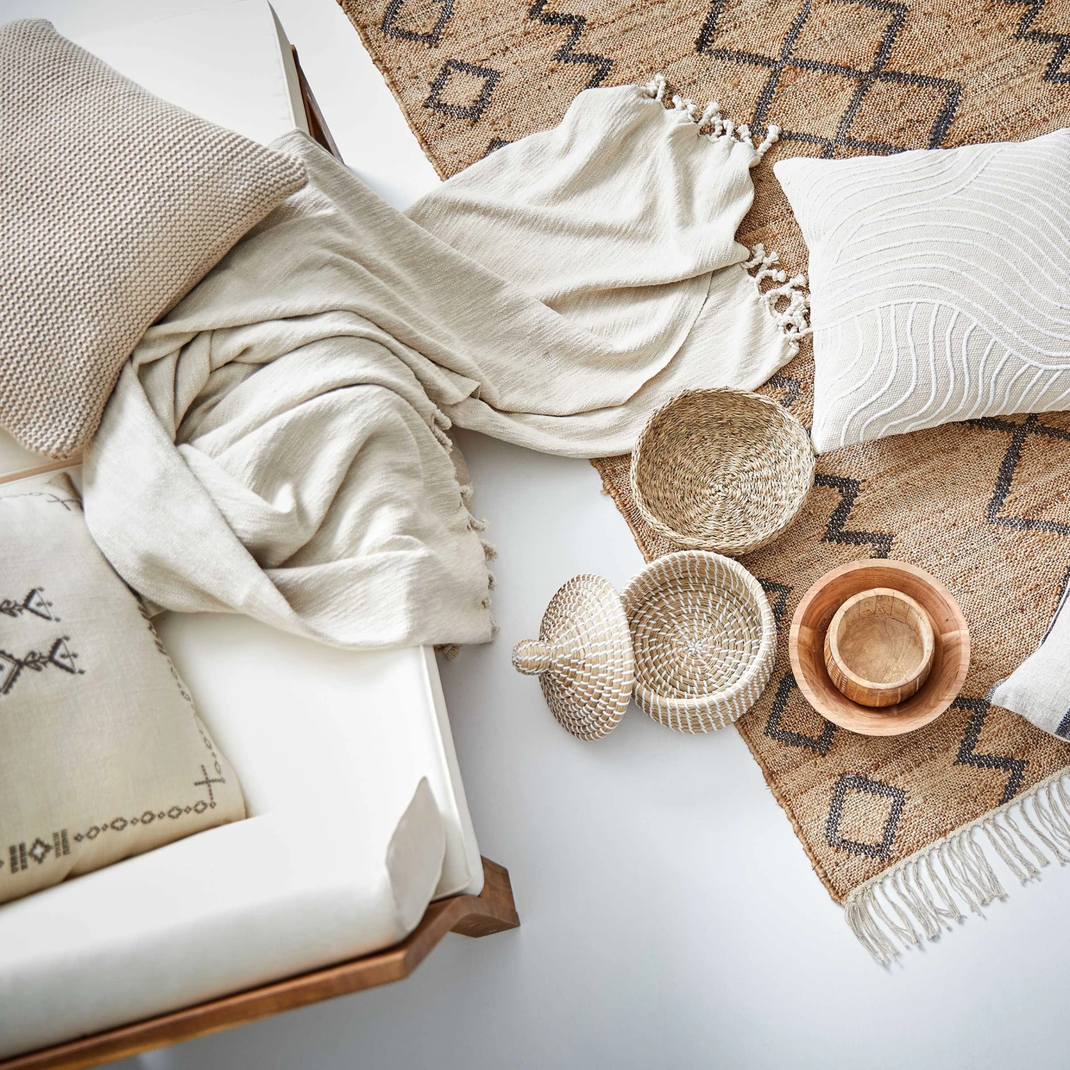 Kissen L 50 X B 50cm SIENNA In Beige - Image 2