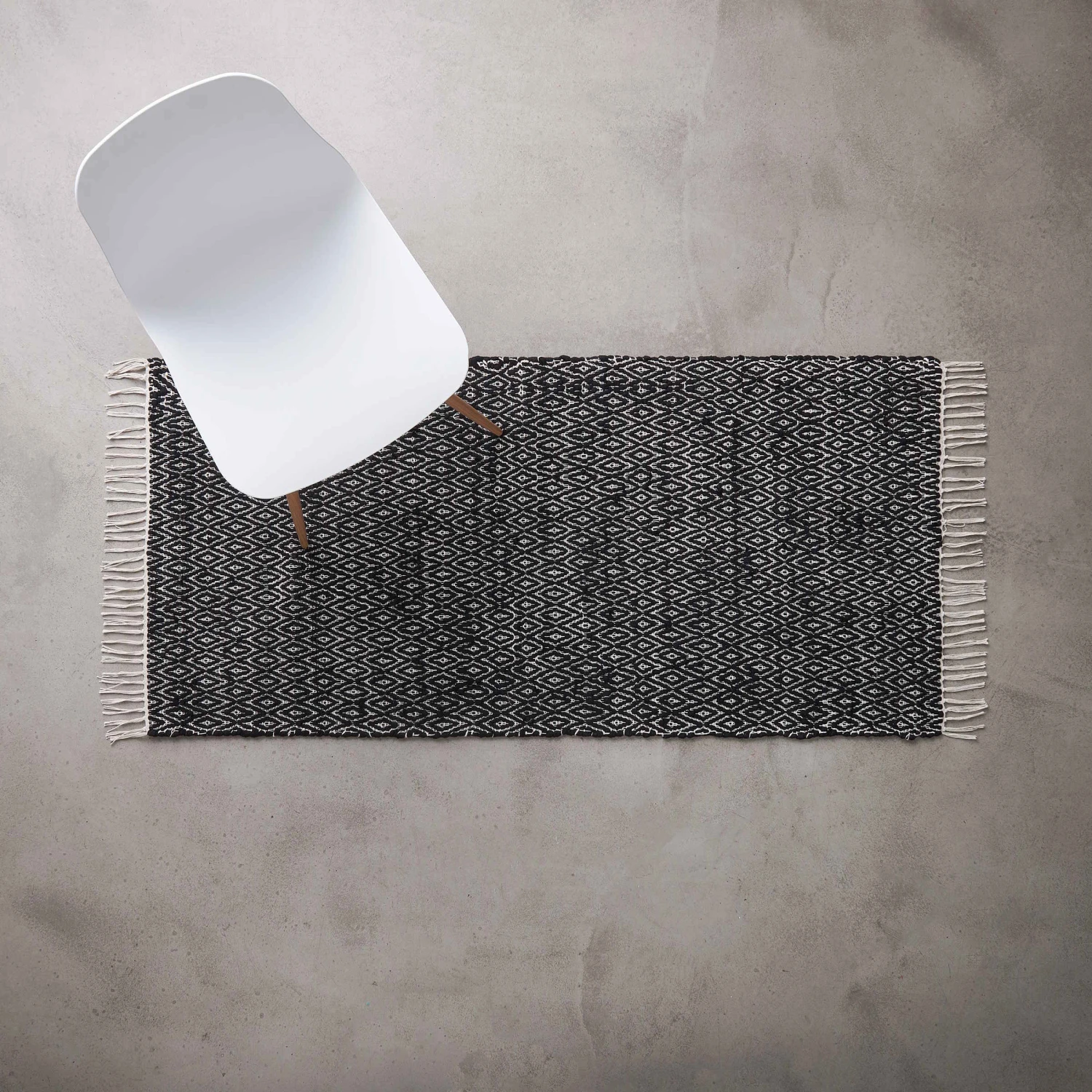 Läufer Rauten L 140 X B 70cm ETHNO LODGE In Schwarz-Natur - Image 2
