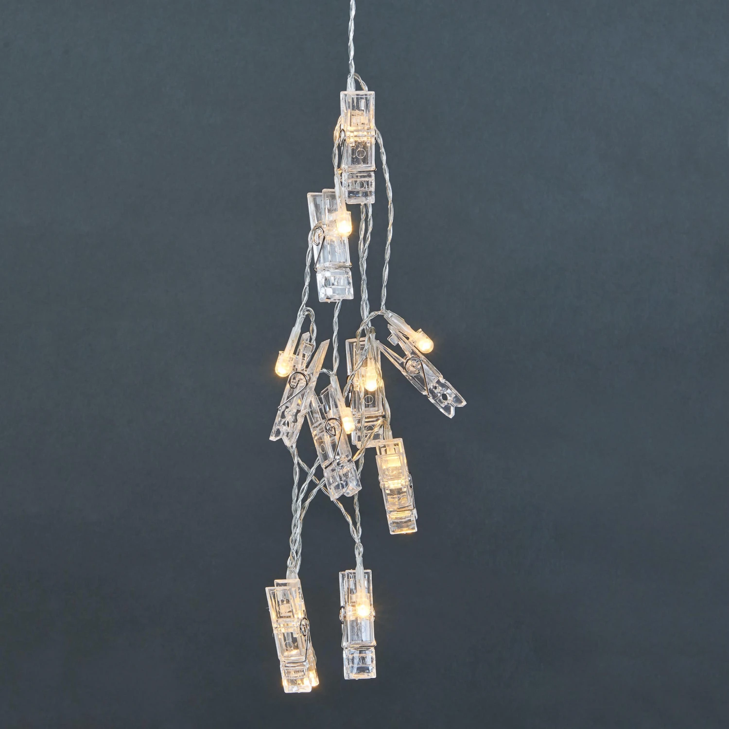 LED-Klammern 10 Lichter Mit USB-Batteriefach CLIP ART In Transparent - Image 6