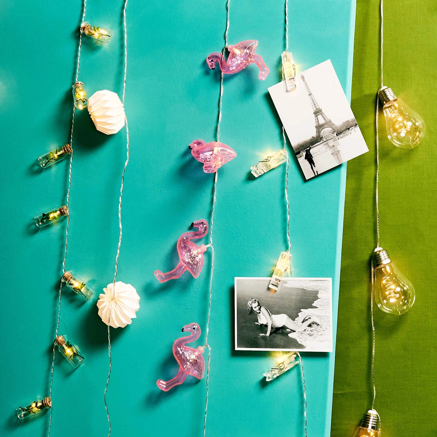 LED-Klammern 10 Lichter Mit USB-Batteriefach CLIP ART In Transparent - Image 8