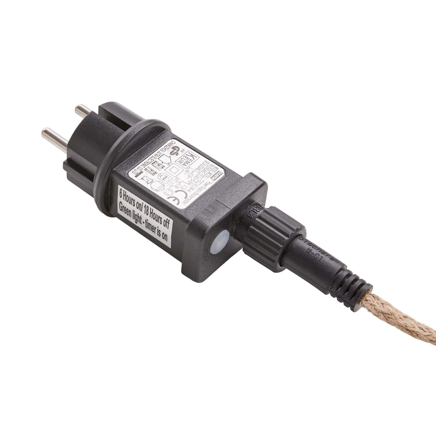 LED Outdoor-Lichterkette Naturseil 100 Lichter Mit Stecker FARMHOUSE In Natur - Image 4