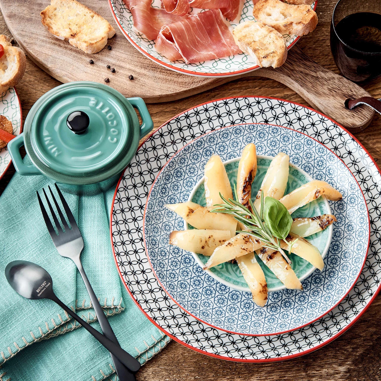 Mini-Auflaufform Rund 190ml C'EST SI BON In Petrol - Image 4