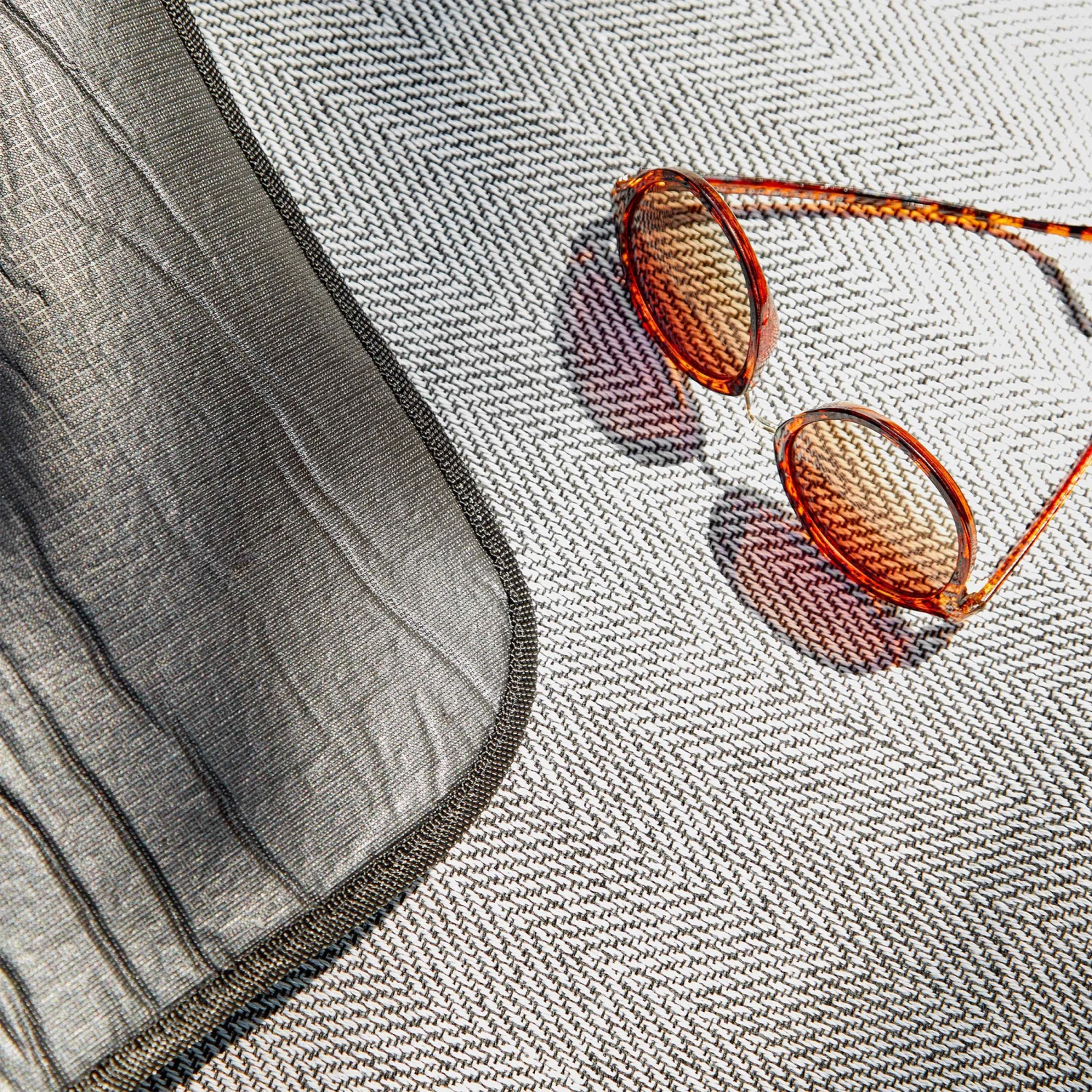 Picknickdecke L 150 X B 200cm WANDERLUST In Schwarz-Weiß - Image 5