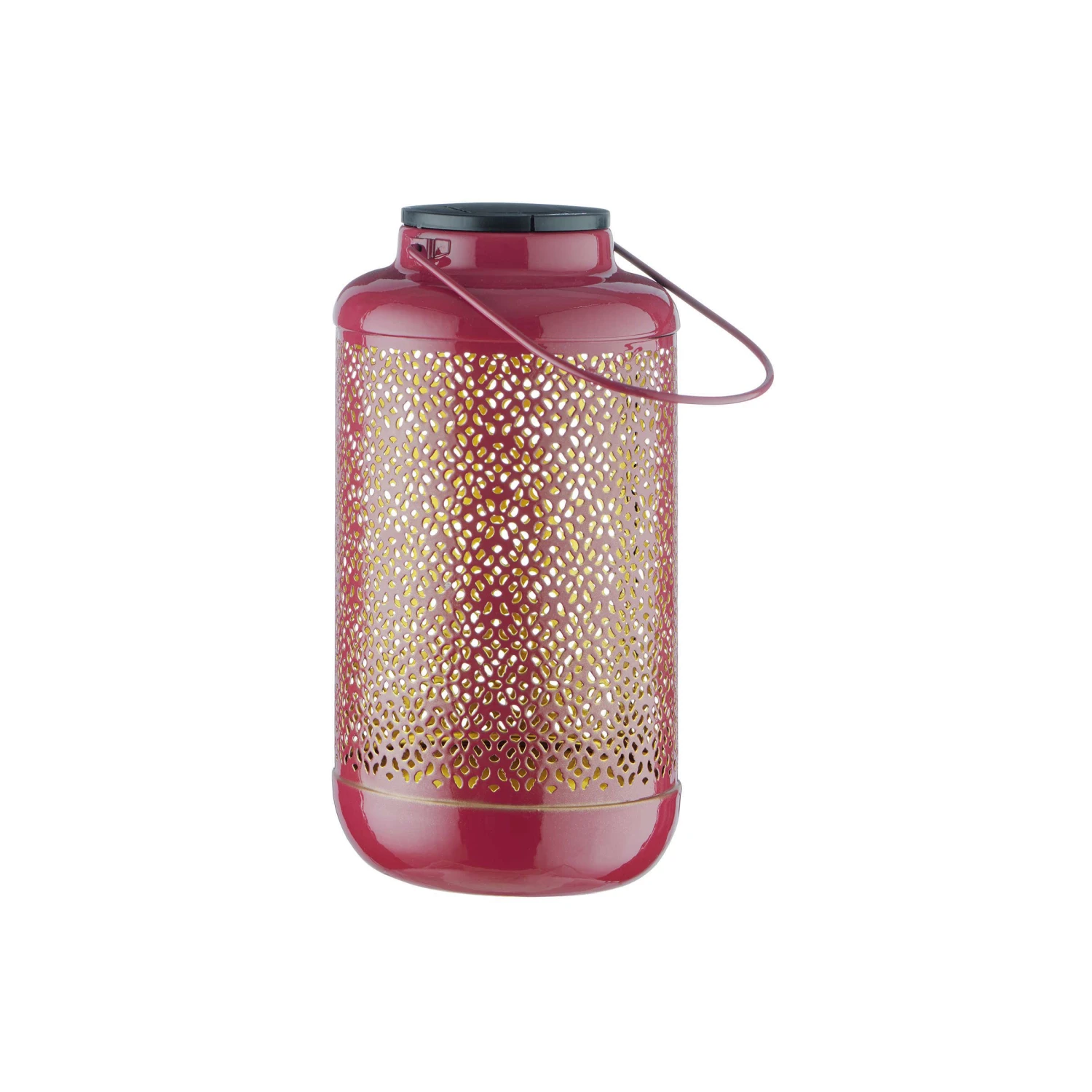 Solar-Laterne H 24cm SOLANA In Lila-Gold - Image 3