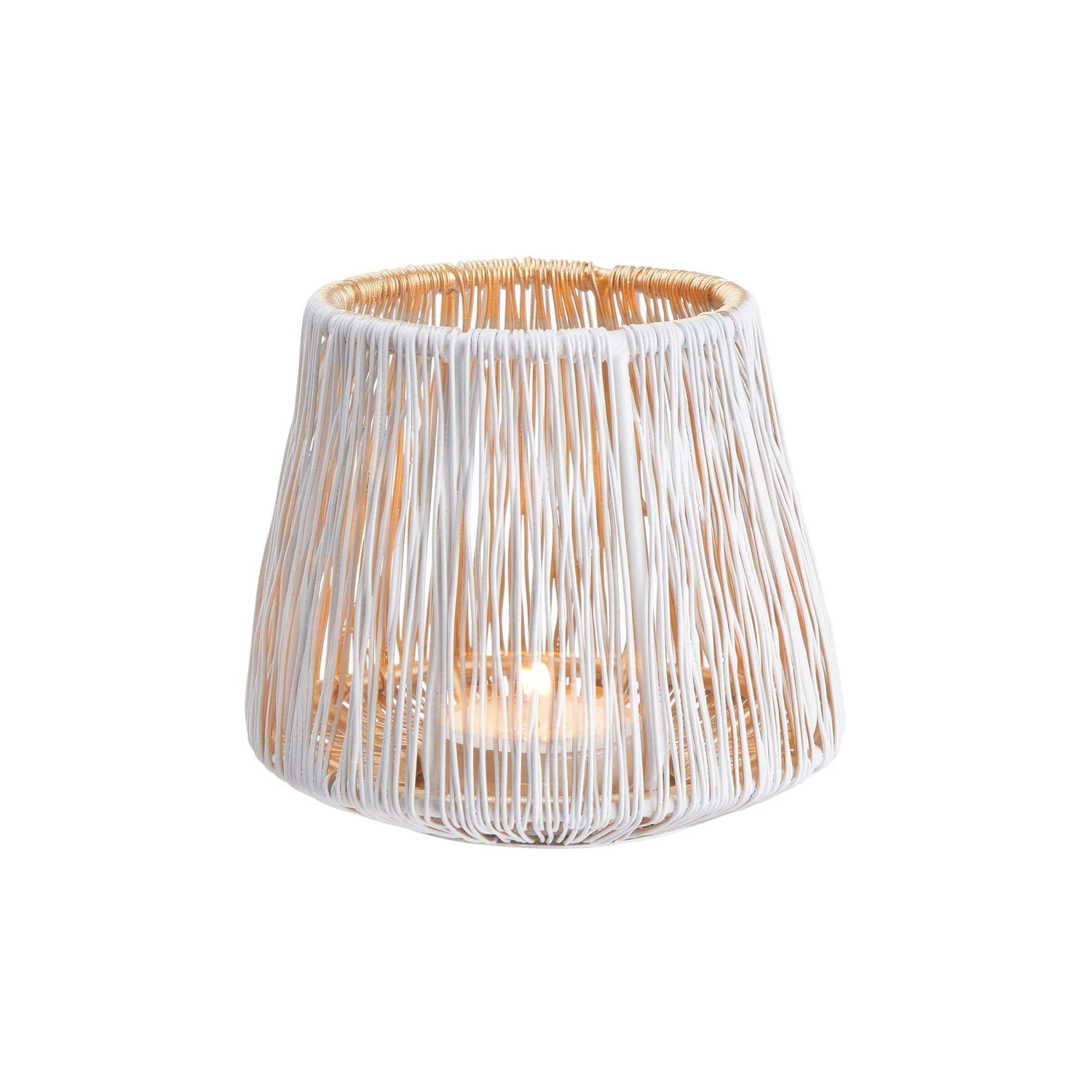 Teelichthalter Höhe 9cm YOKO In Weiß - Image 2