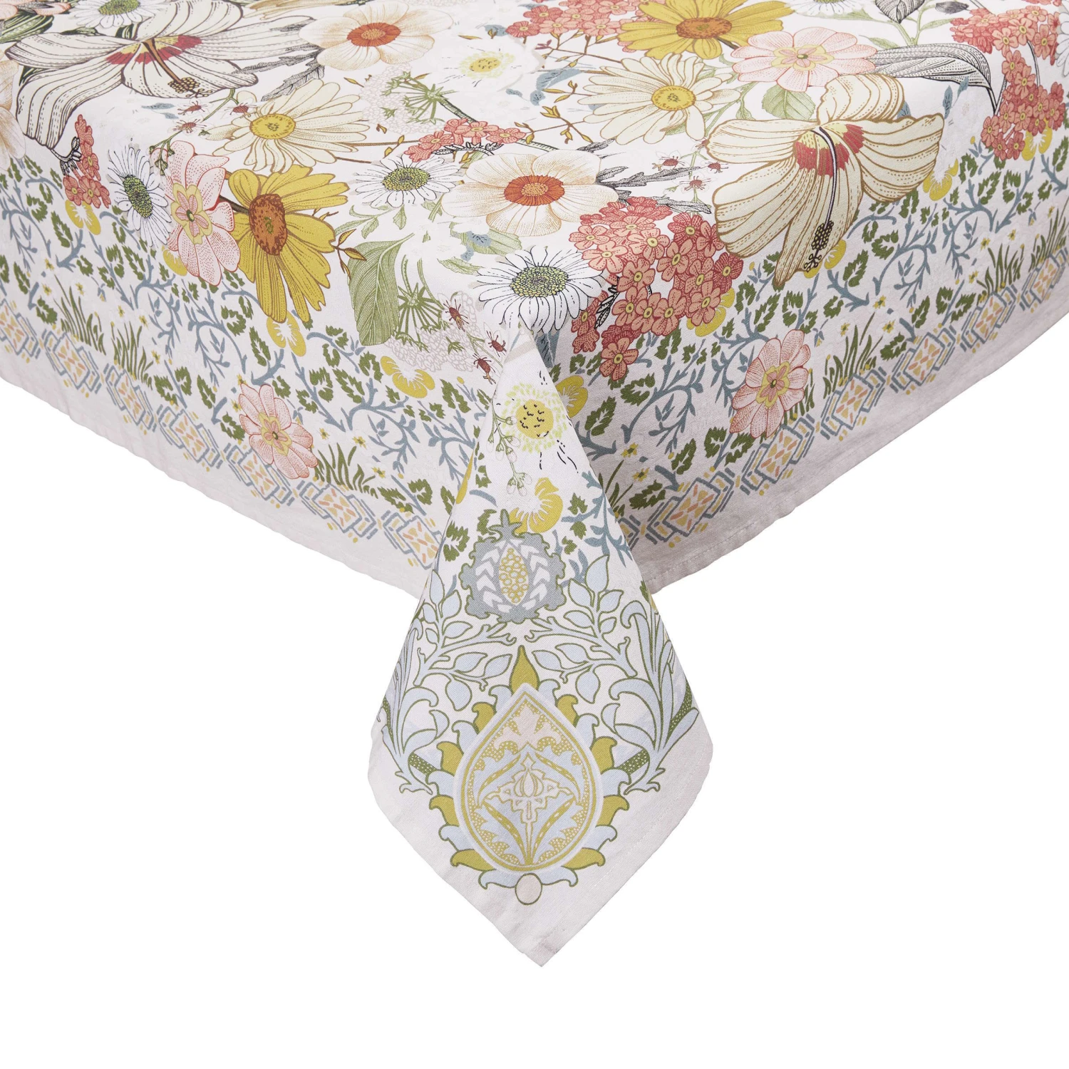 Tischdecke L 300 X B 160cm Beige HIPPIE TRAIL In Bunt