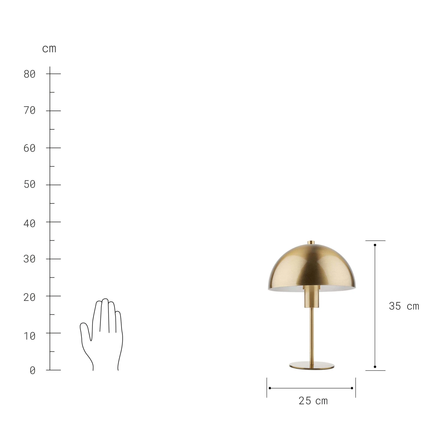 Tischlampe TOPEE In Gold - Image 4