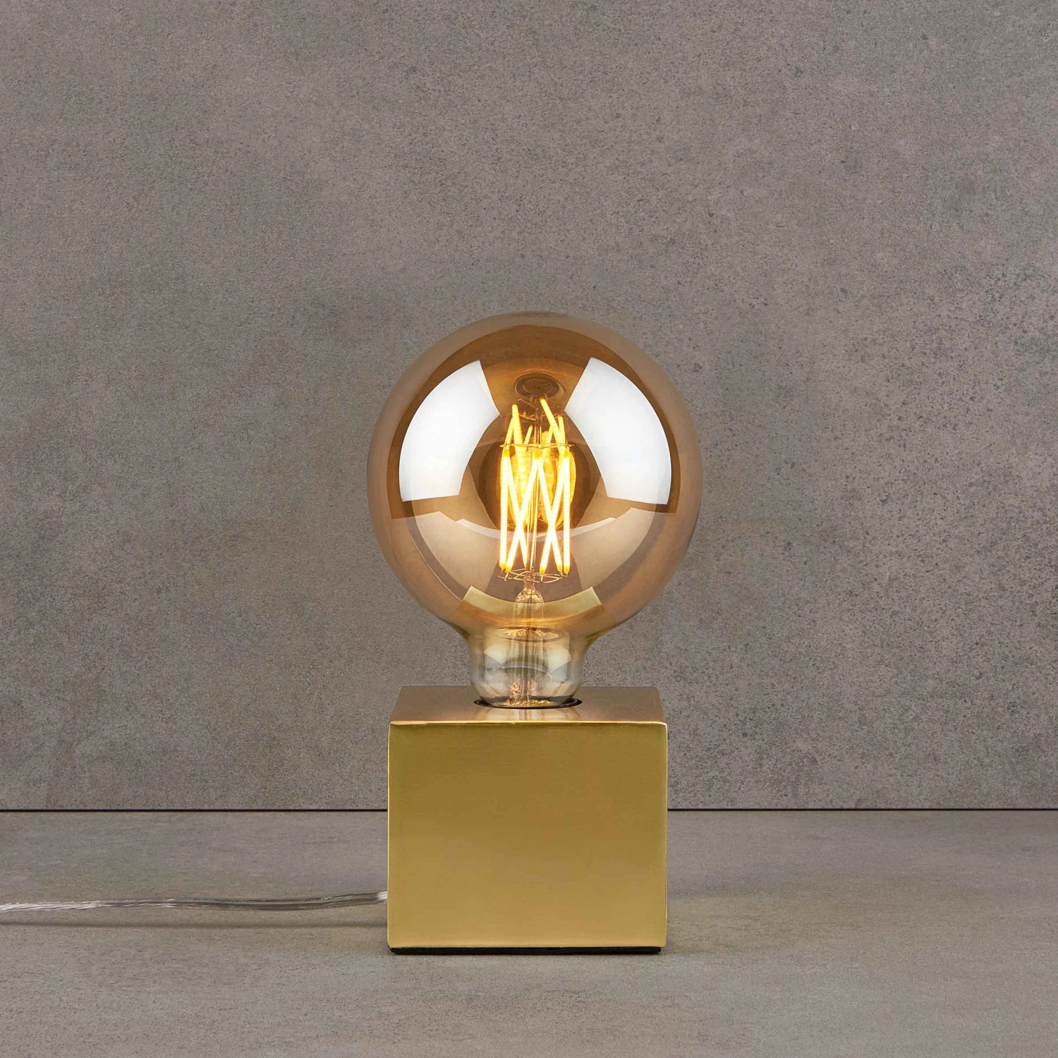 Tischleuchte Quadratisch 10x10cm STILO In Gold - Image 2