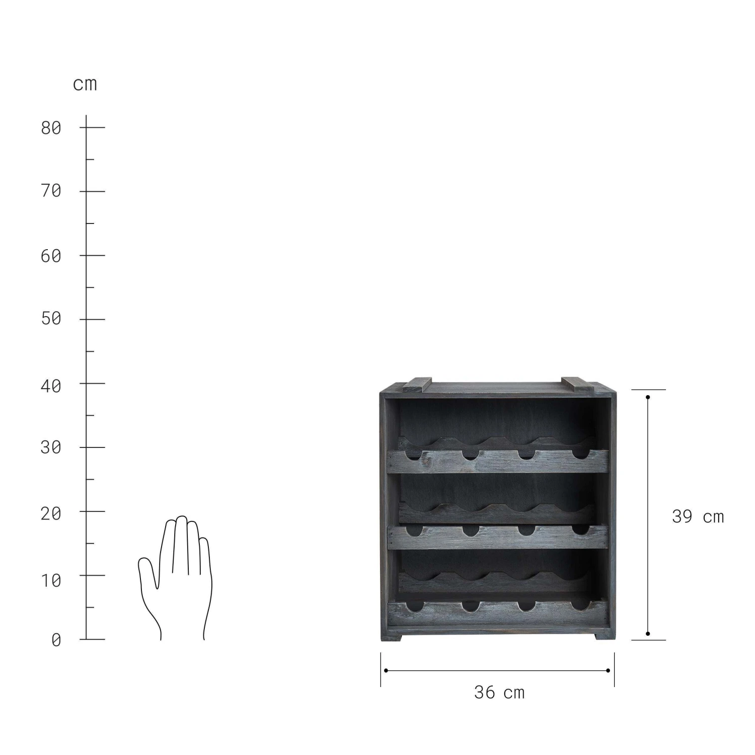 Weinregal VINOTHEK In Taupe - Image 4